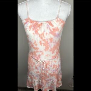 4S13NN/ll Tie Dye Ribbed Sun Dress